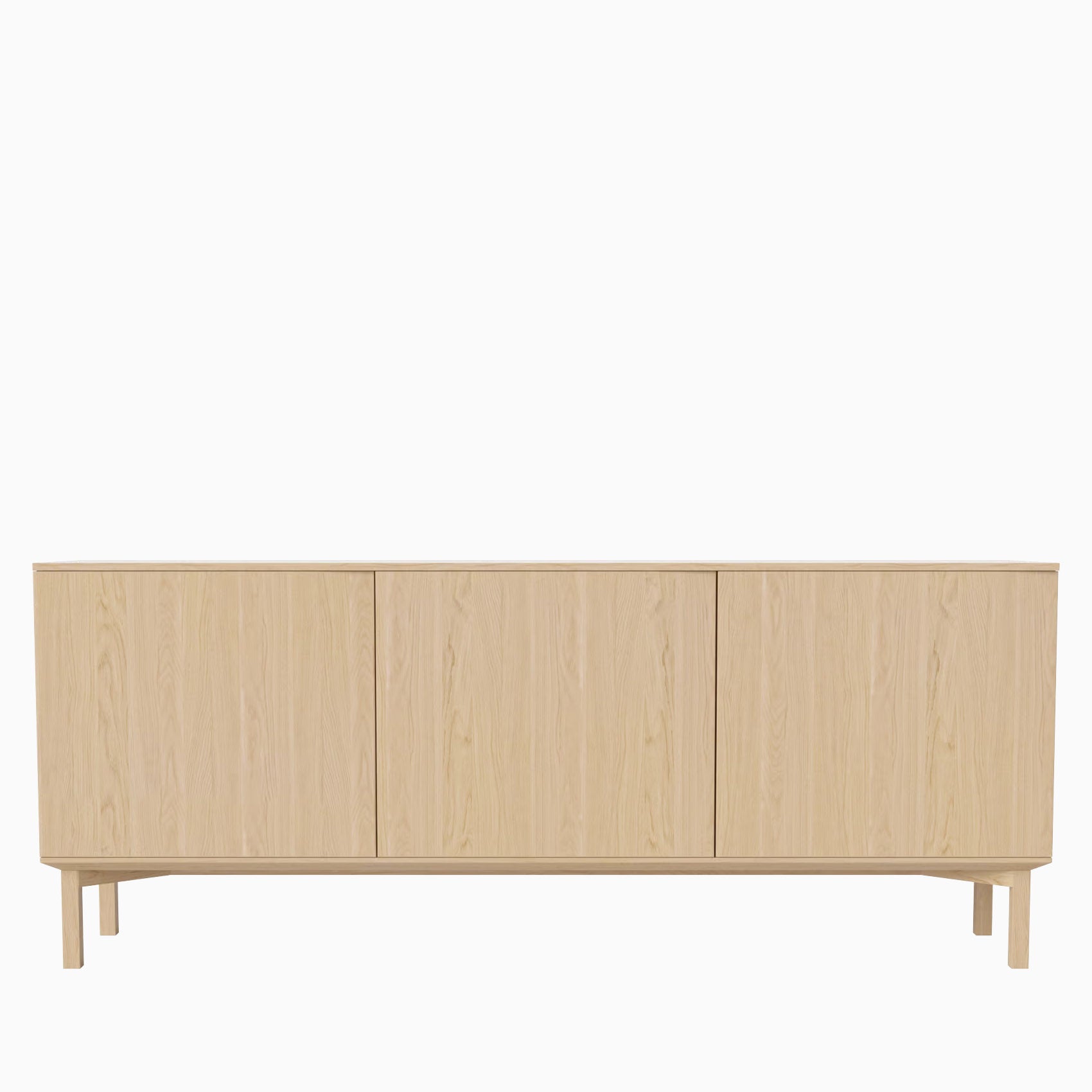 Bolia Silent Sideboard Wood Base 3 Door White Oiled Oak