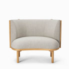 Carl hansen & Son RF1904 Sideways Lounge Chair Molly Fabric Group 2