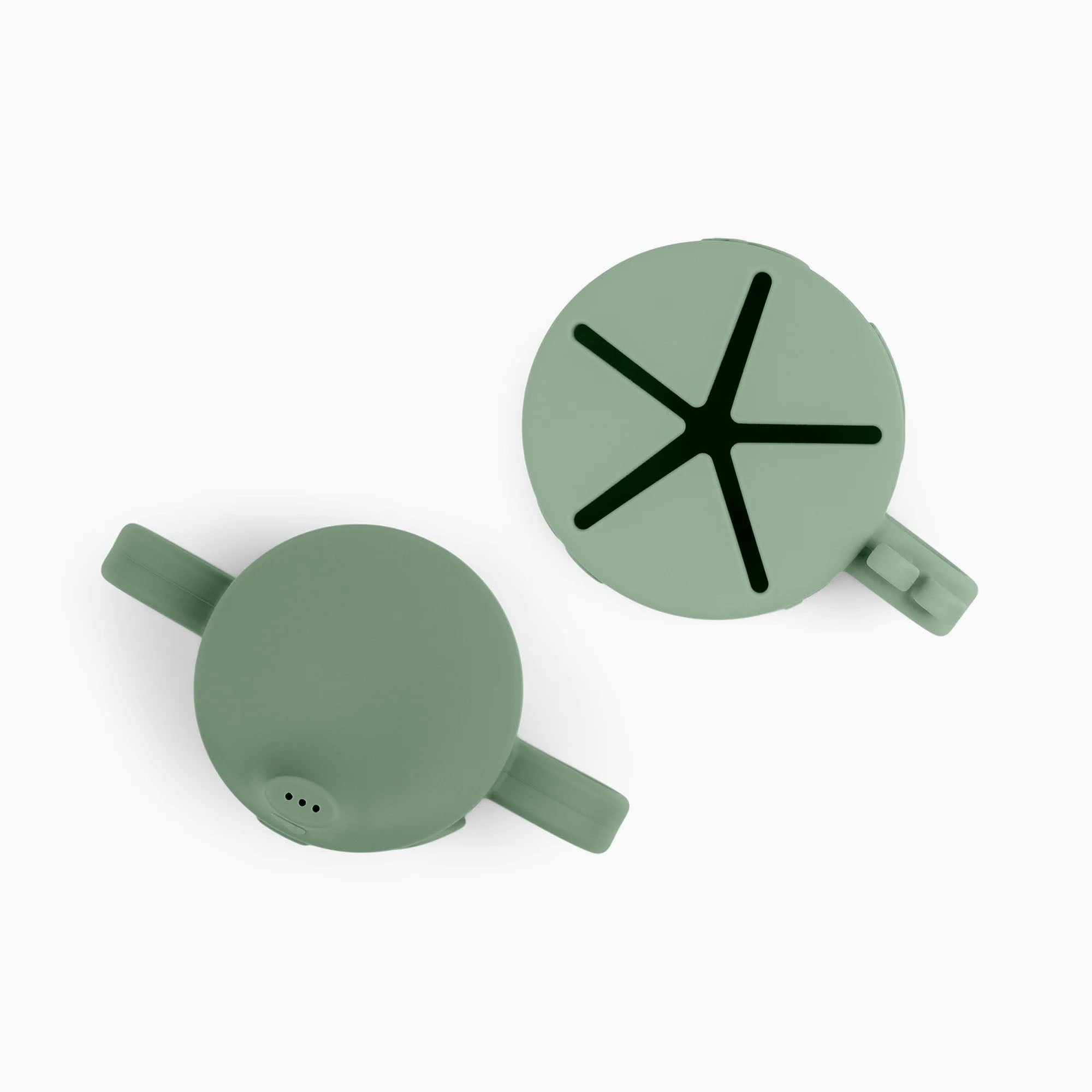 Done by Deer Peekaboo Spout/Snack Cup Set - GreenDone by Deer Peekaboo Spout/Snack Cup Set - Green