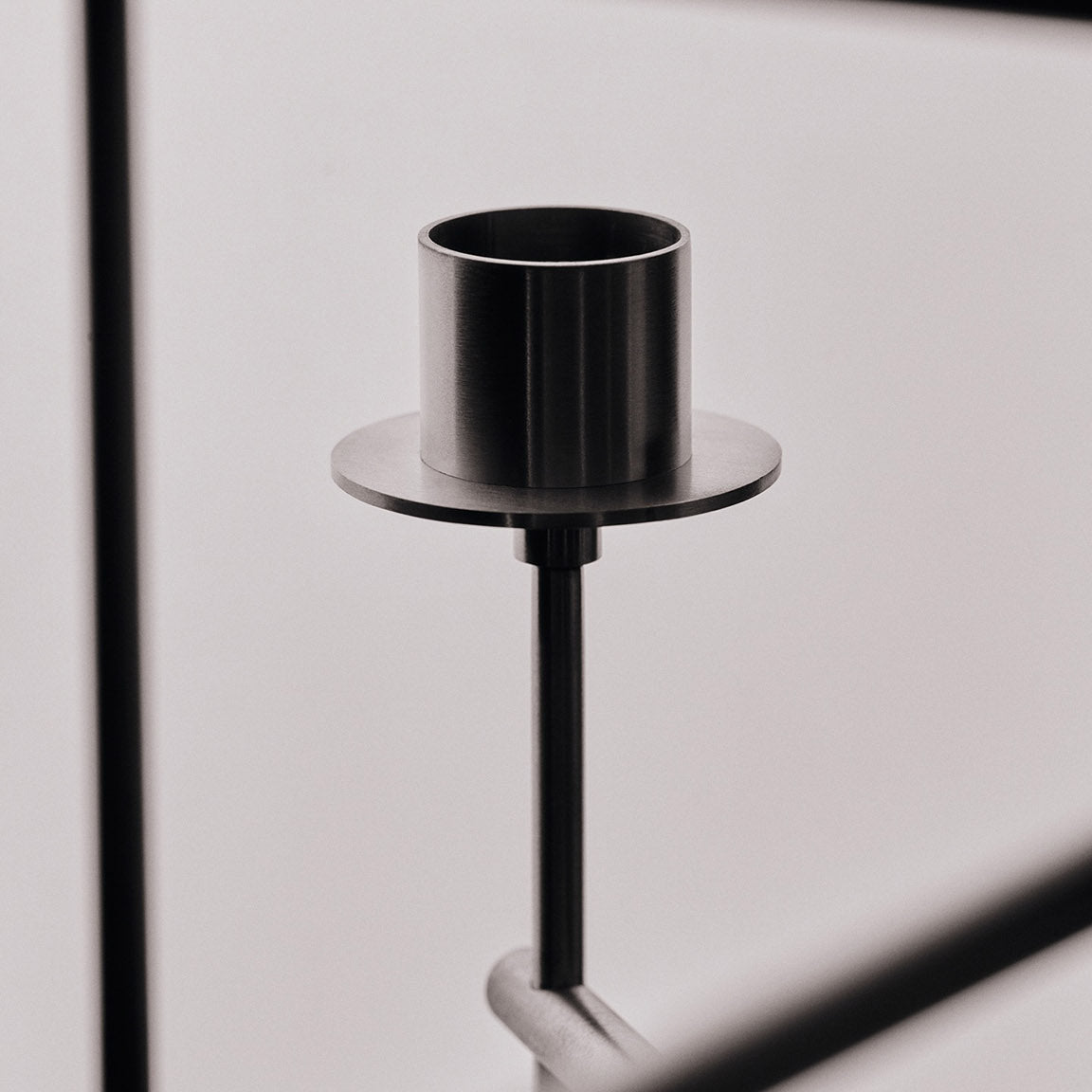 Ferm Living Elysia Candelabra - Brushed Stainless Steel