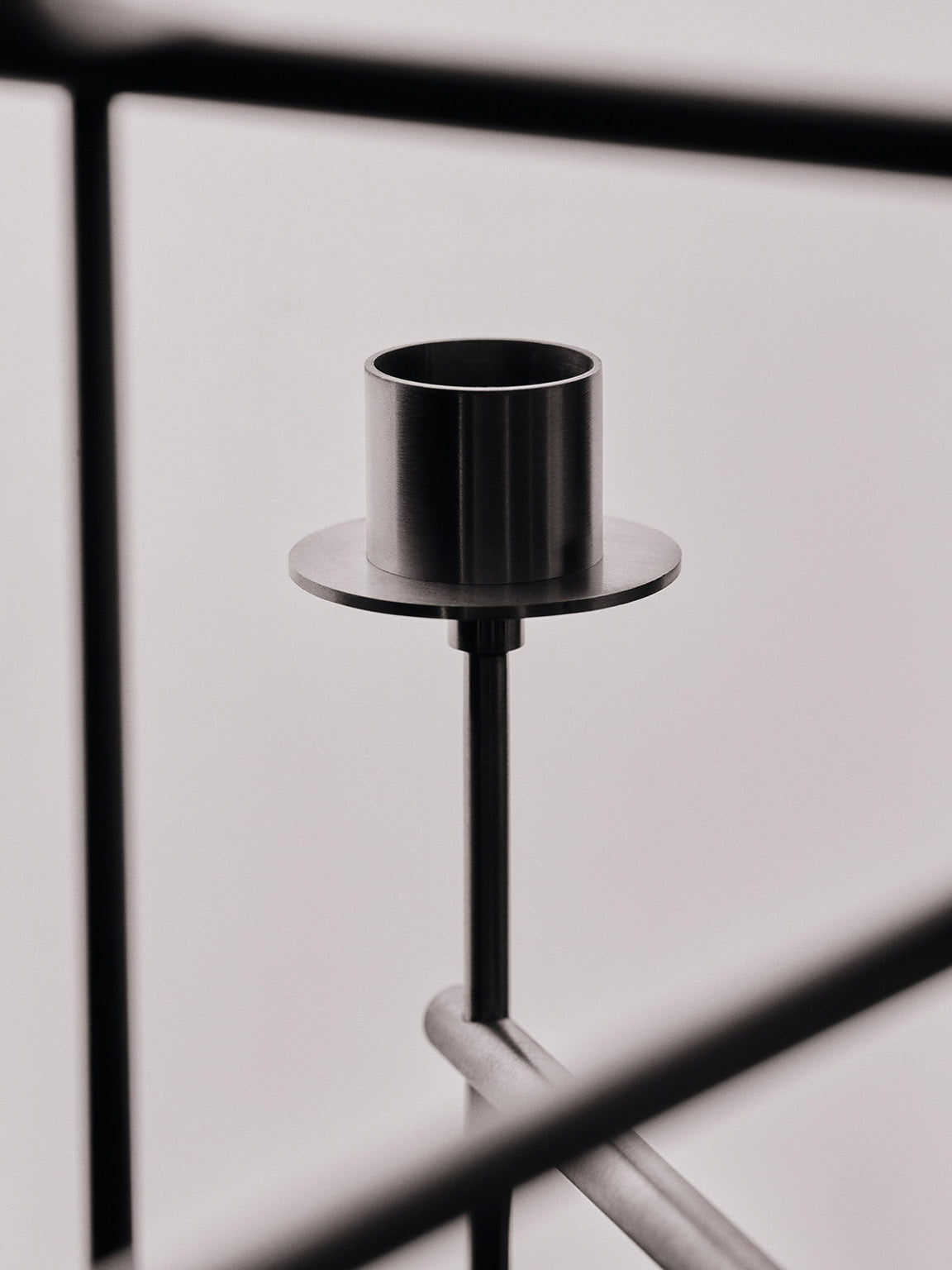 Ferm Living Elysia Candelabra - Brushed Stainless Steel