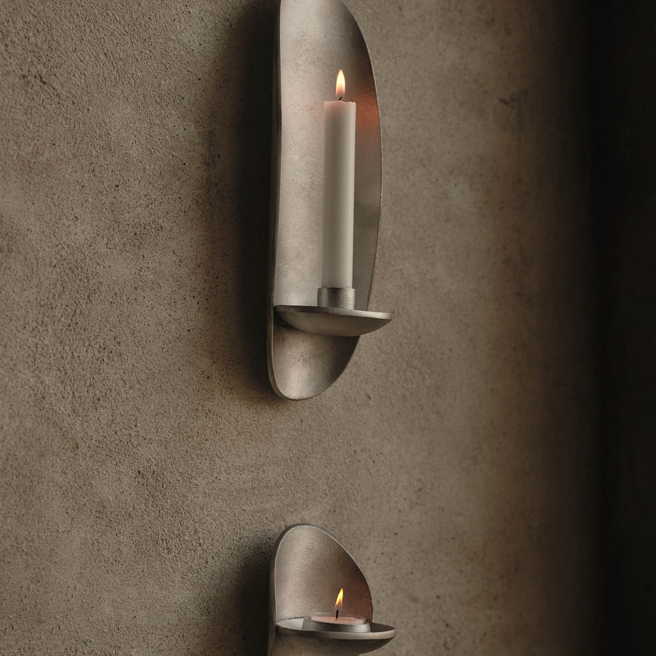 Ferm Living Wall Agape Candle Holder - Aluminium