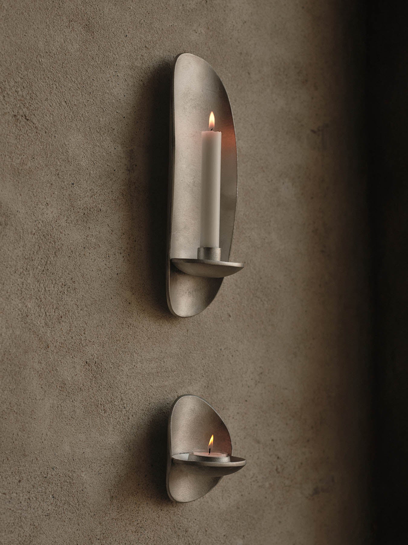 Ferm Living Wall Agape Candle Holder - Aluminium