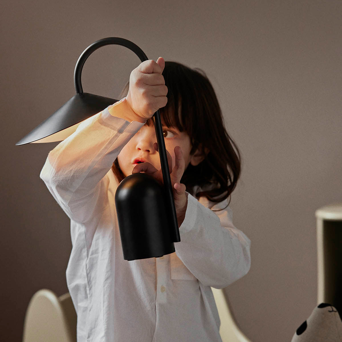 Ferm Living Arum Portable Lamp Black