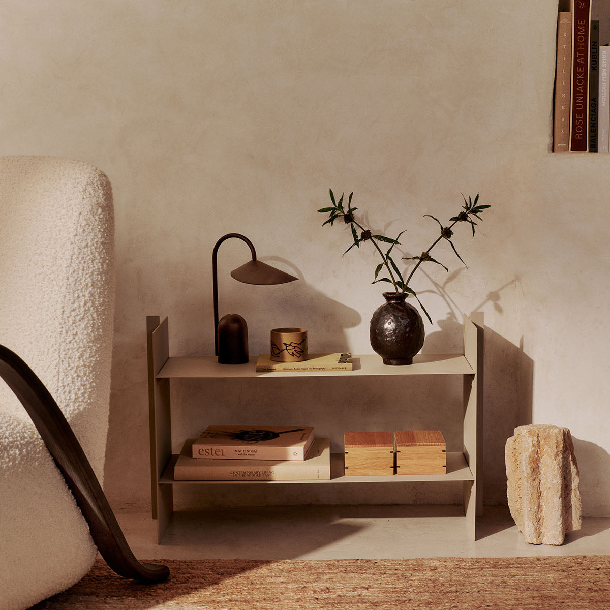 Ferm Living Arum Portable Lamp Dark Chocolate