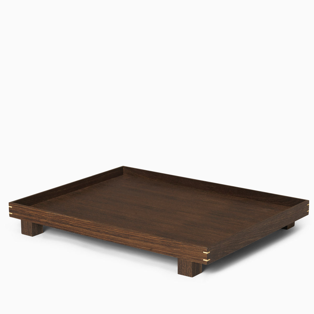 Ferm Living Bon Wooden Tray Large - Smoked Oak