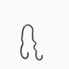 Ferm Living Curvature Double Hook Black Brass