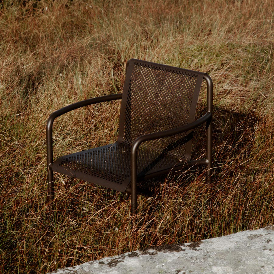 Ferm Living Dapple Chair with Arms Dark Chocolate