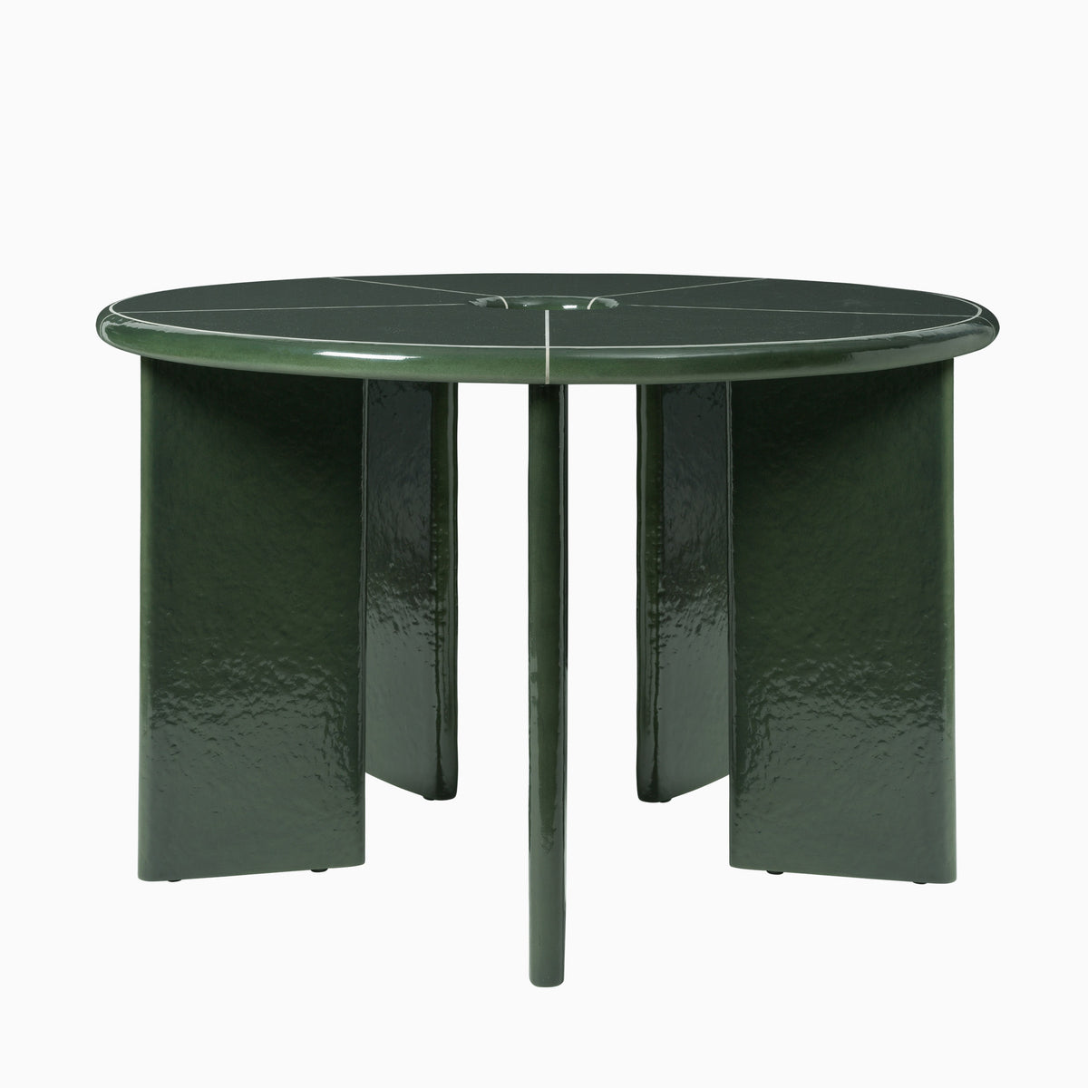 Ferm Living Deya Dining Table Dark Green