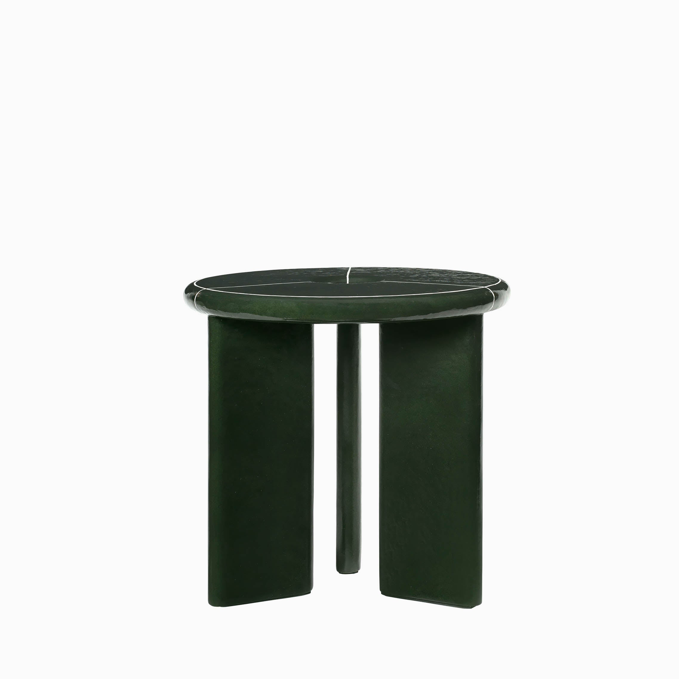 Ferm Living Deya Side Table - Dark Green