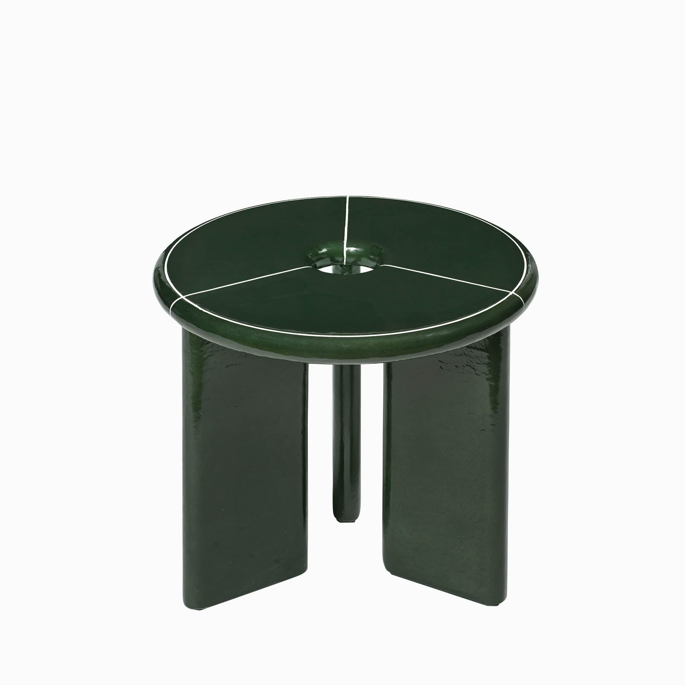 Ferm Living Deya Side Table - Dark Green