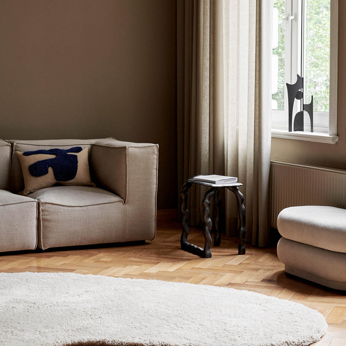 Ferm Living Forma Wool Rug Large Off White