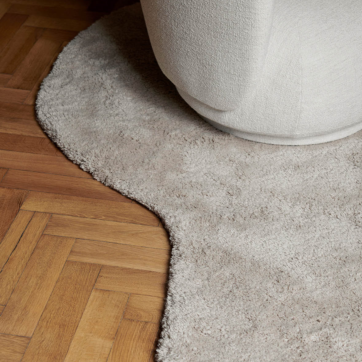 Ferm Living Forma Wool Rug Large Off White