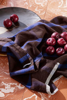 Ferm Living Hale Tea Towel Choco Bright Blue