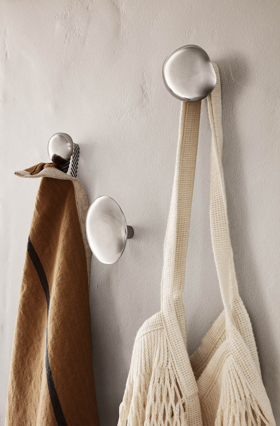 Ferm Living Lemon Hook - Brushed Stainless Steel