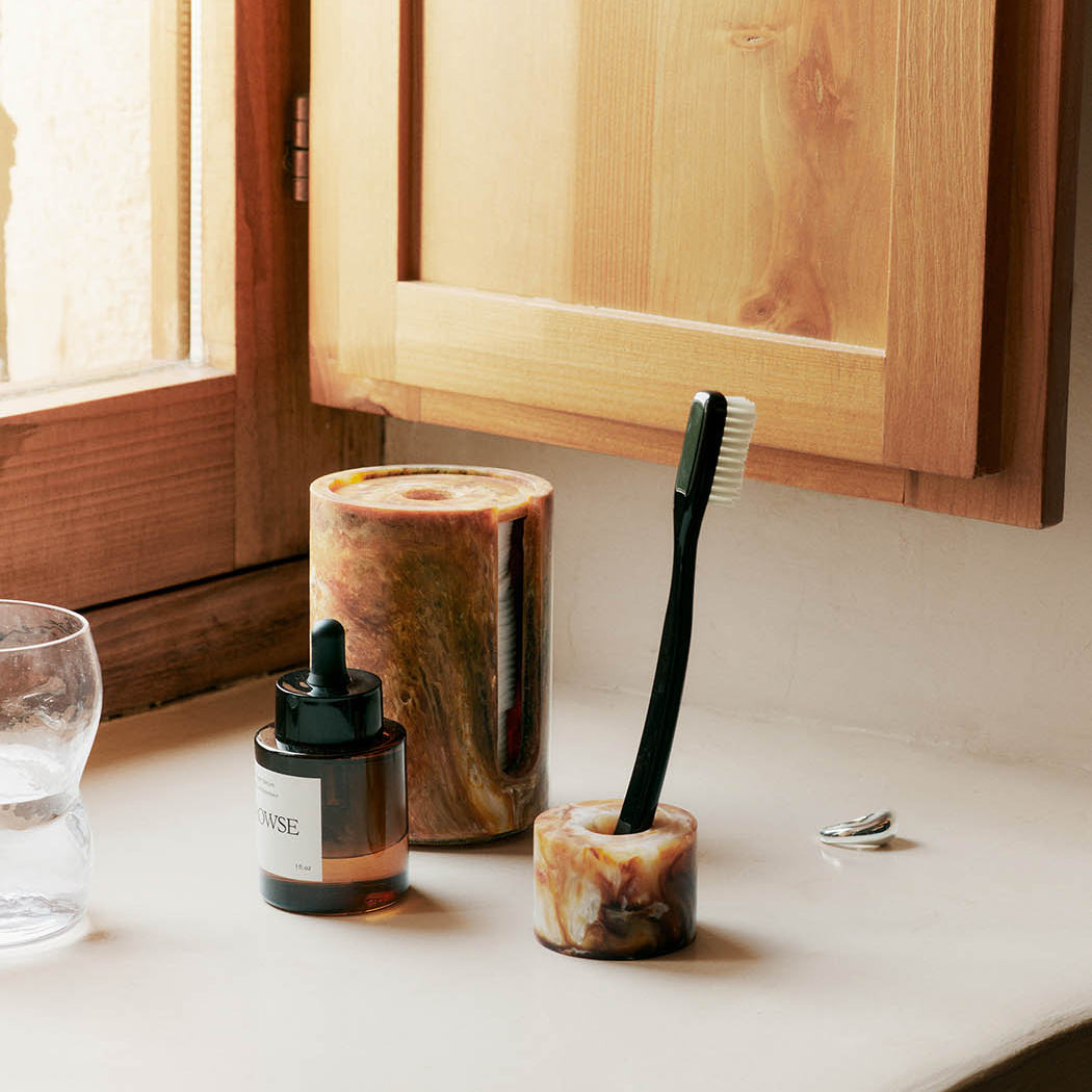 Ferm Living Mist Toothbrush Holder Single Sugarkelp