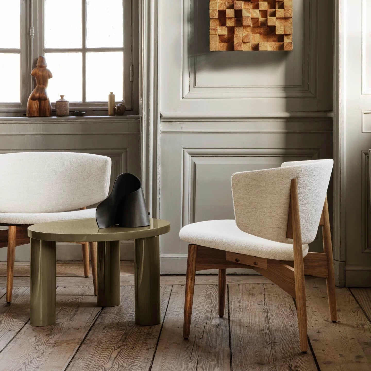 Ferm Living Post Coffee Table Small Olive