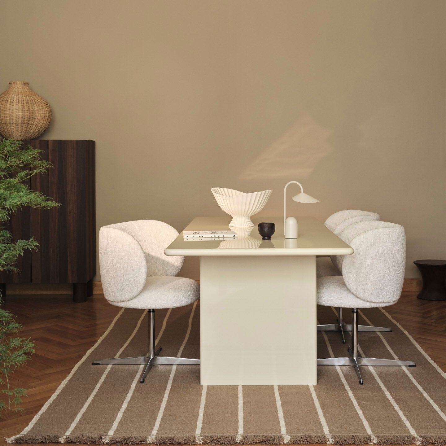 Ferm Living Rink Dining Table Eggshell