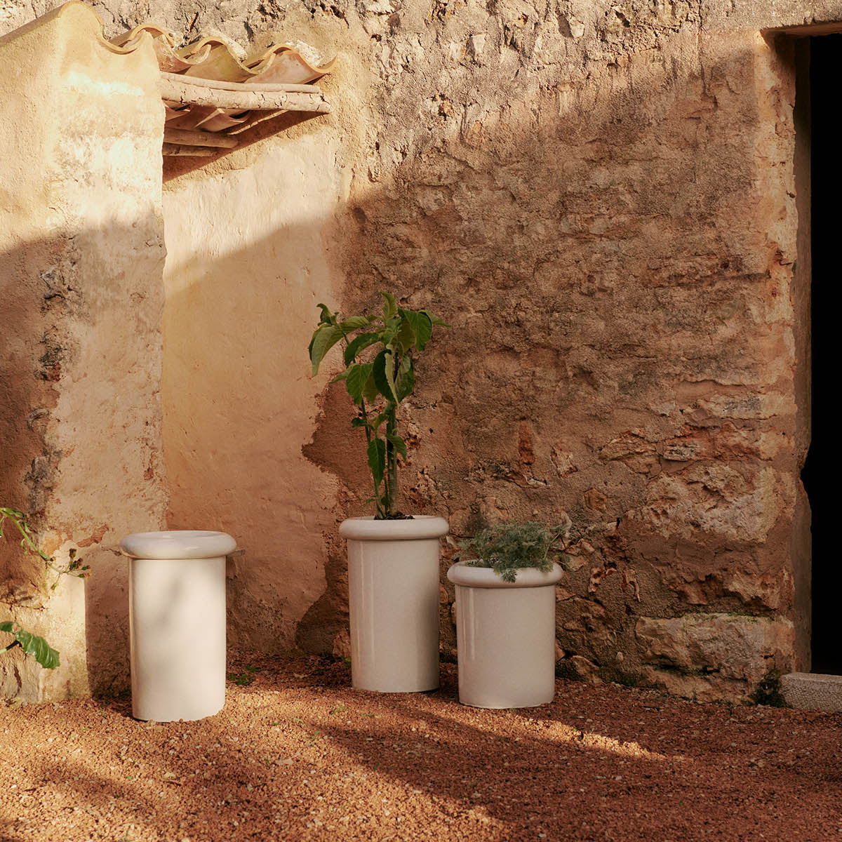 Ferm Living Rollo Pot White