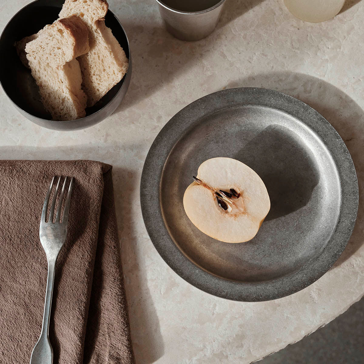 Ferm Living Tumbled Bowl Stainless Steel