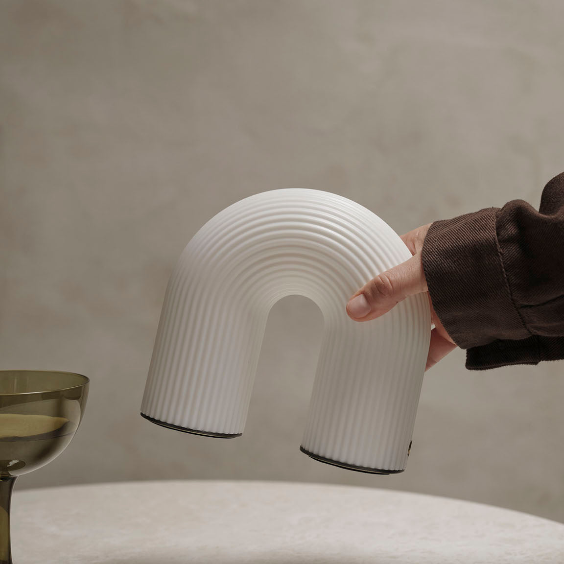 Ferm Living Vuelta Portable Lamp - White
