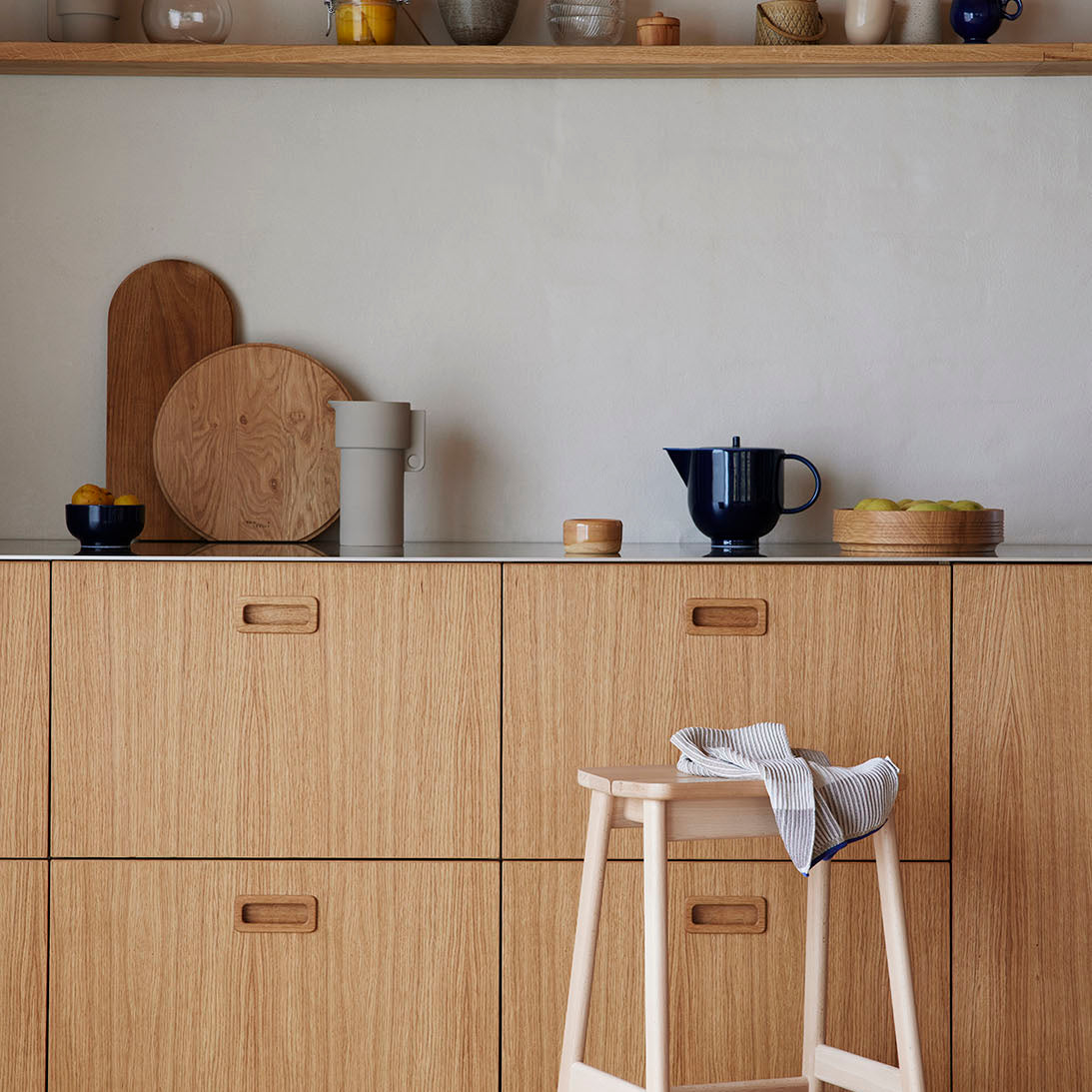 Form & Refine Angle Bar Stool Beech