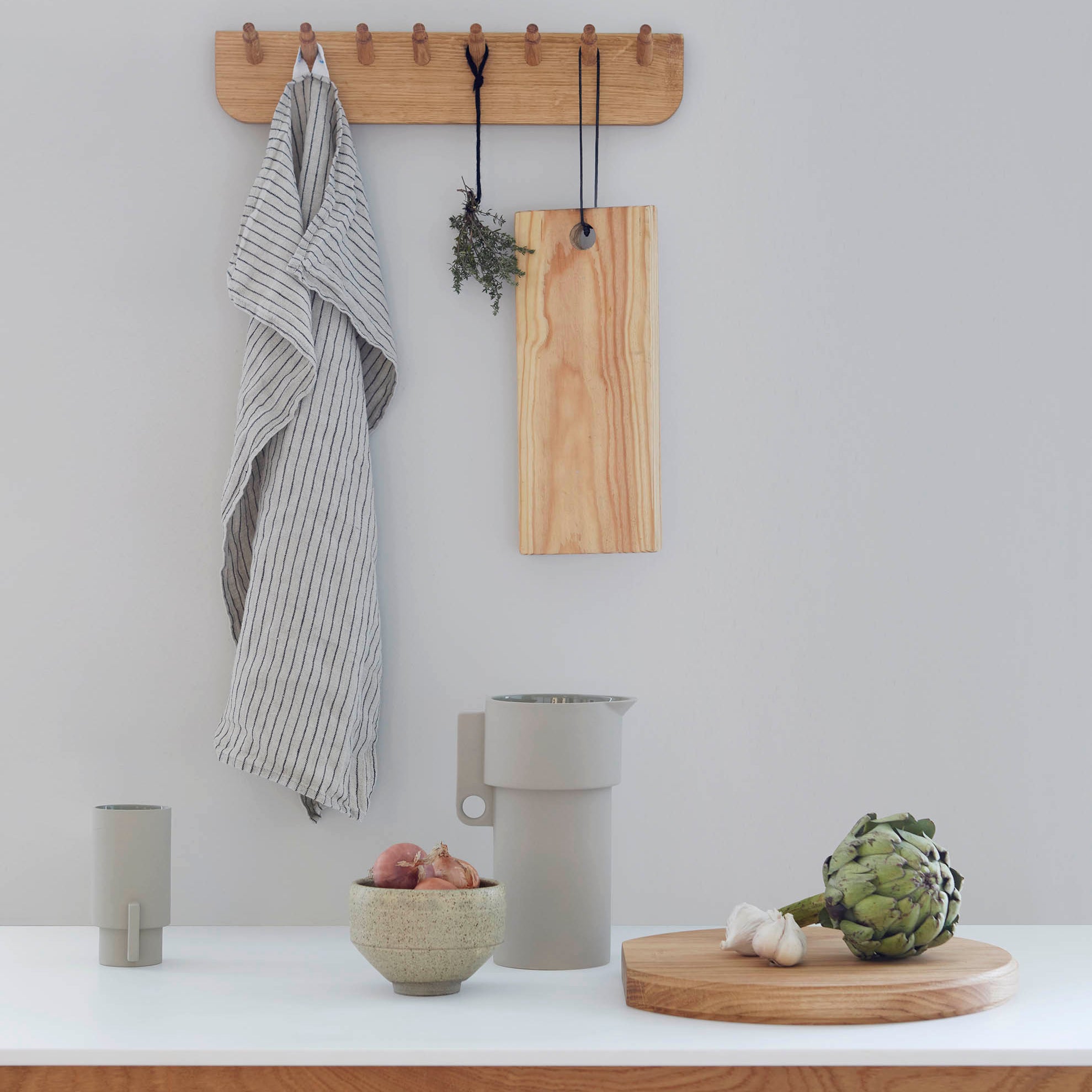Form & Refine Echo Coat Rack 40cm White Oak