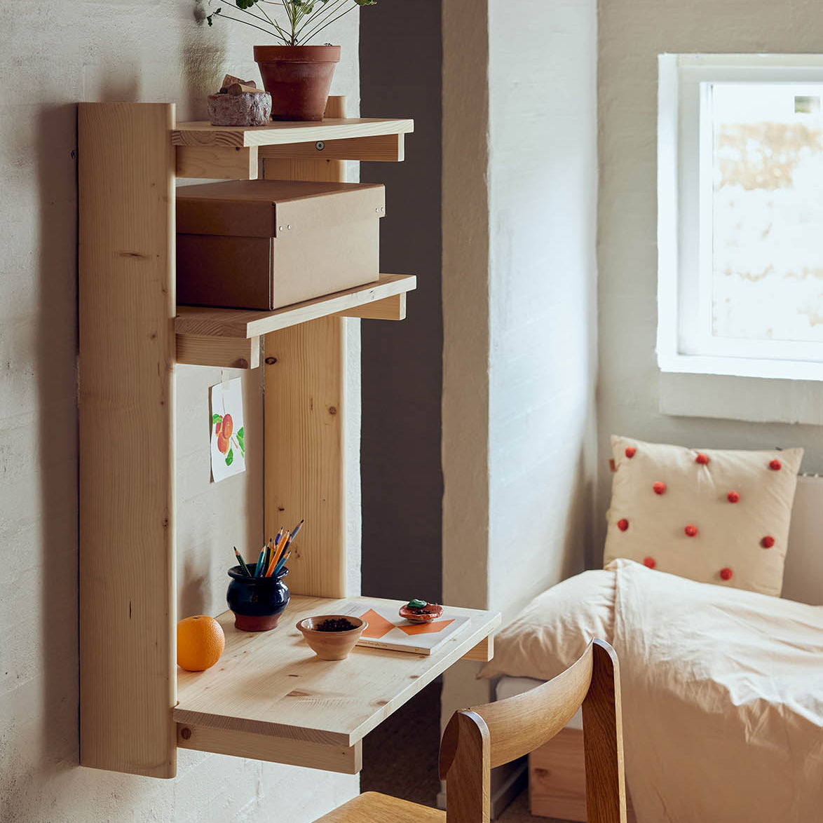 Form & Refine Beam Wall Office Shelf 3