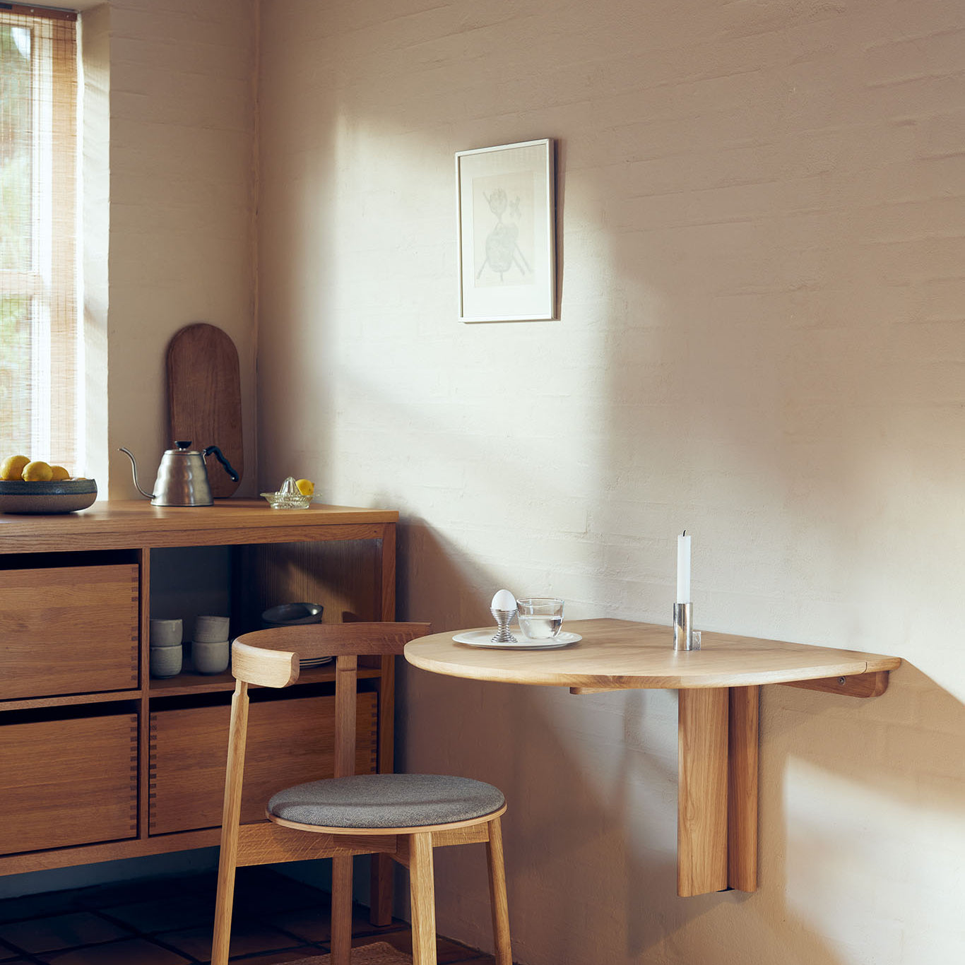 Form & Refine Trefoil Folding Wall Table