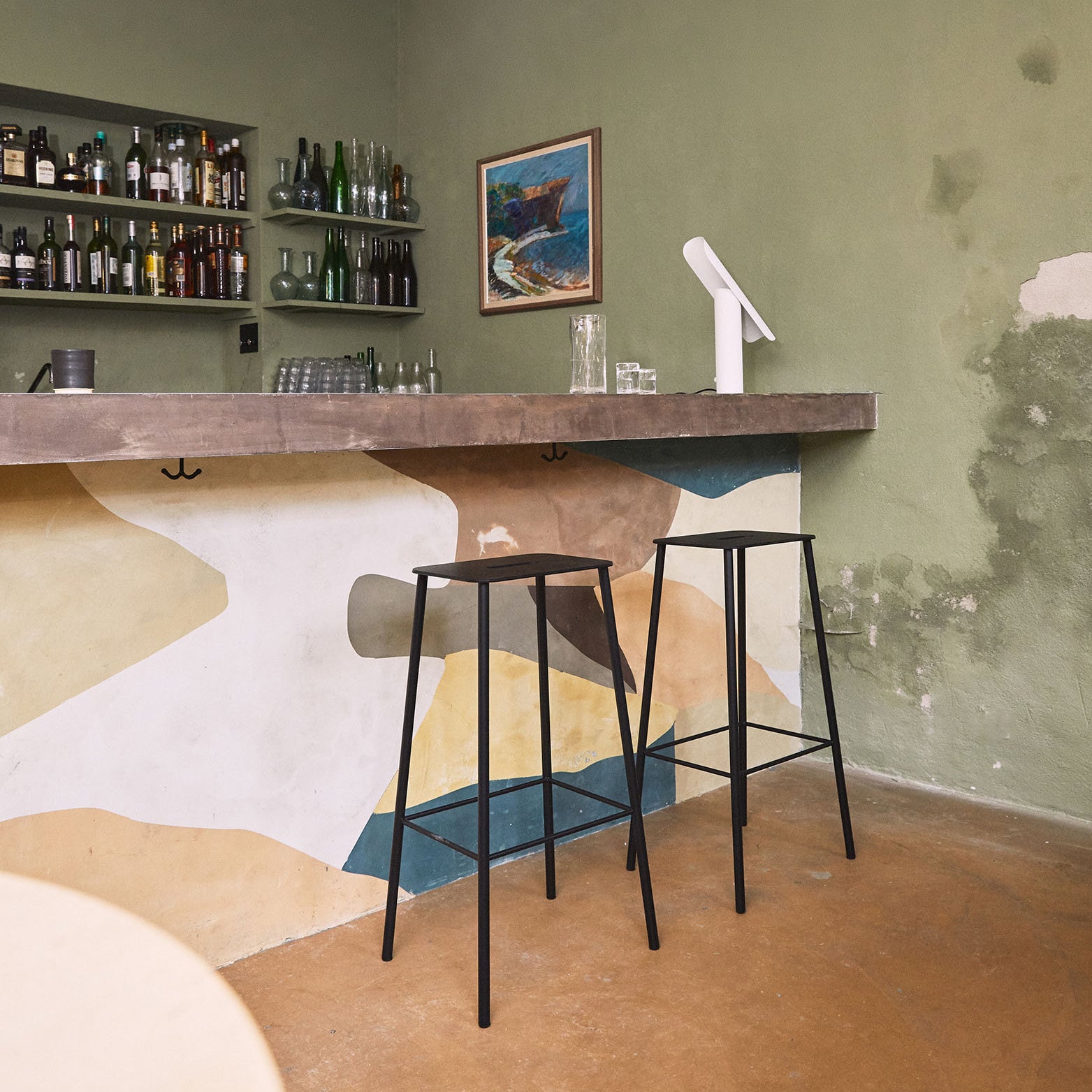 Frama Adam Mono Stool Black