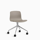 HAY About A Chair AAC 14 Khaki with Polished Aluminum Base