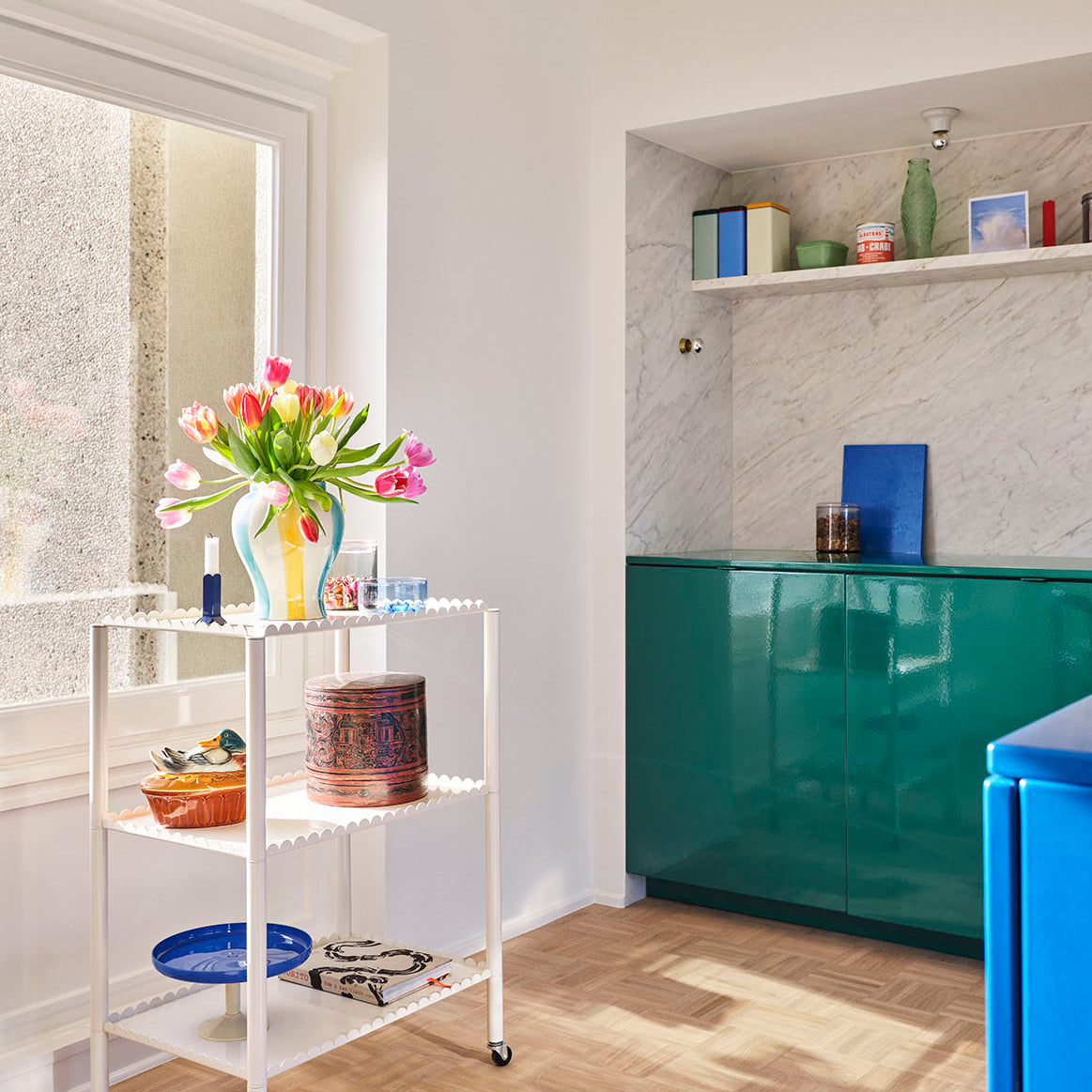 HAY Arcs Trolley High Eggshell