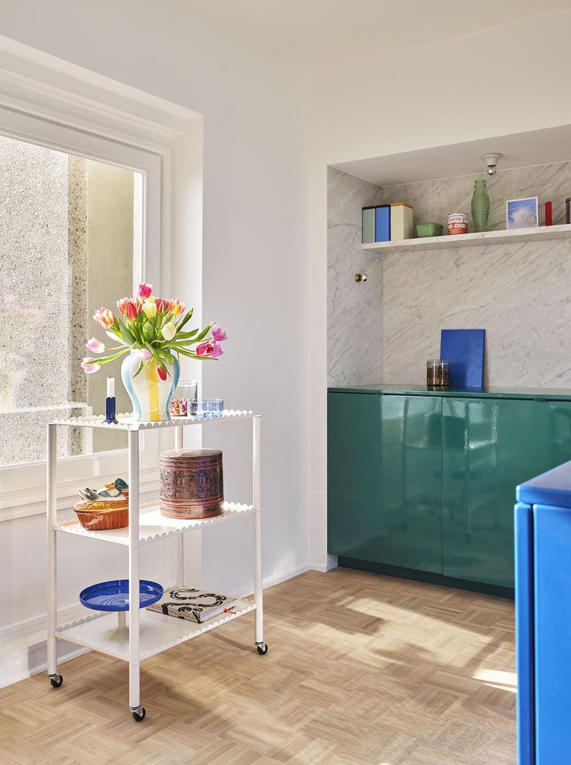 HAY Arcs Trolley High Eggshell