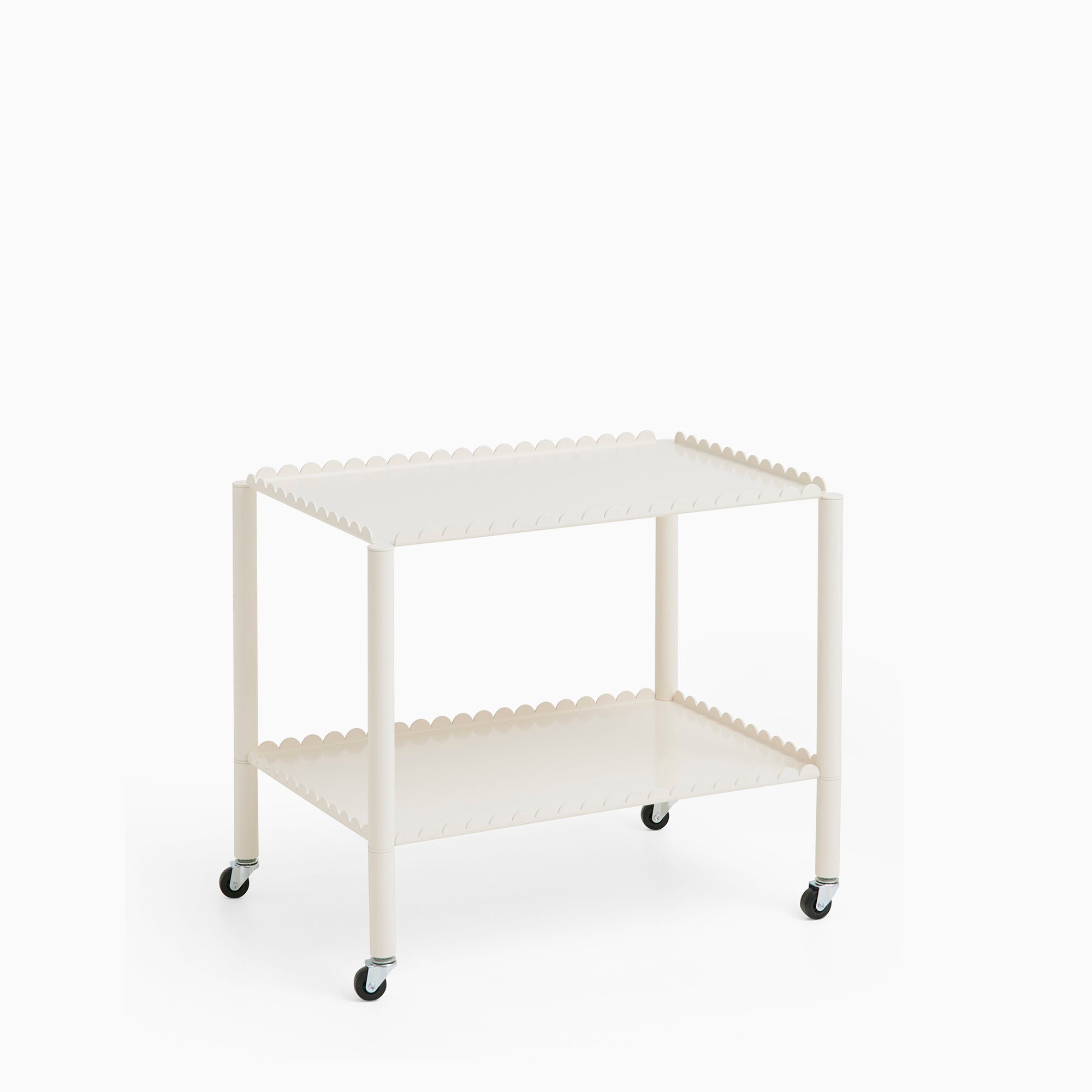 HAY Arcs Trolley Low Eggshell