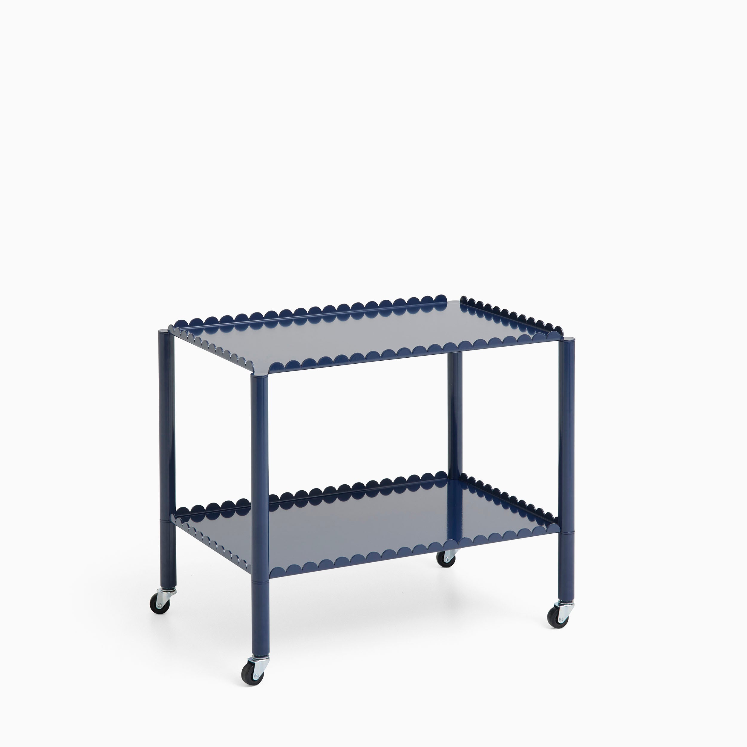 HAY Arcs Trolley Low Steel Blue