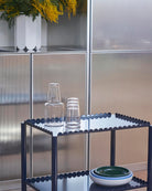 HAY Arcs Trolley Low Steel Blue