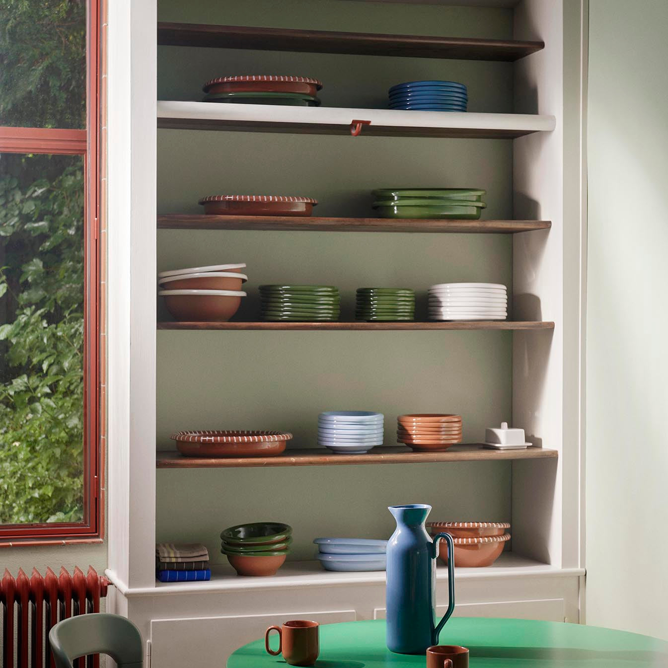 HAY Barro Jug Tall - Dark Blue