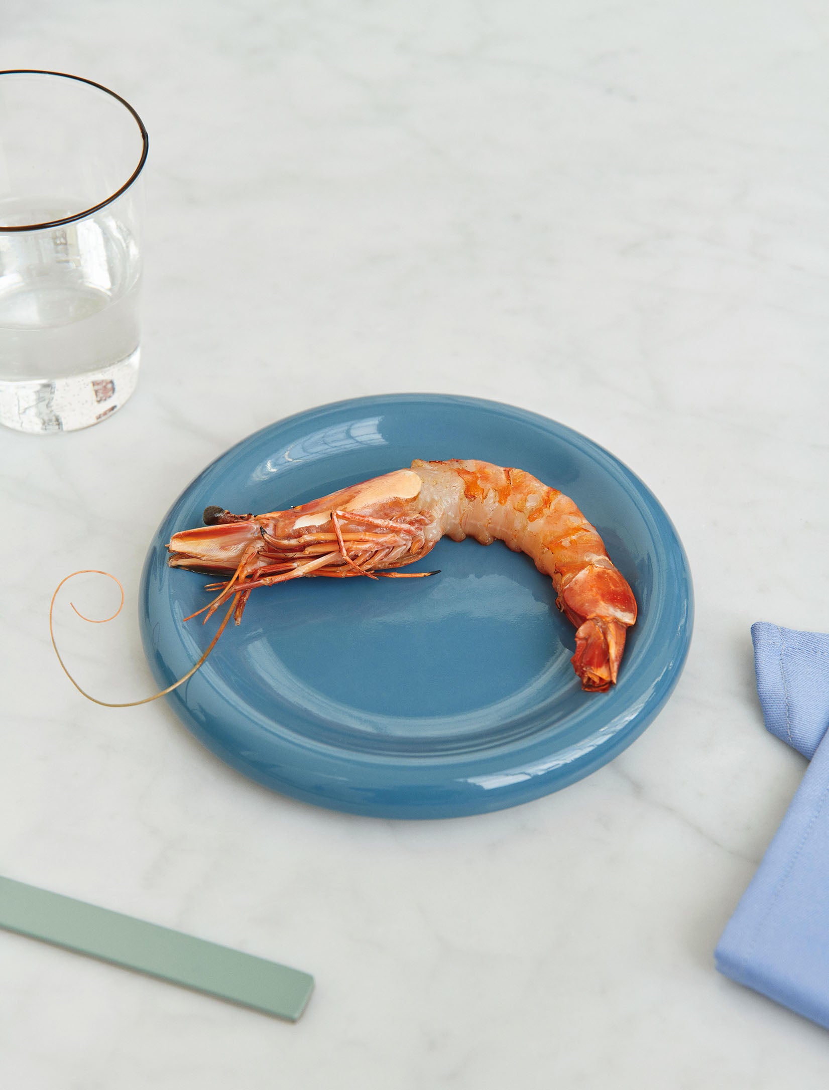 HAY Barro Plate 18cm Dark Blue