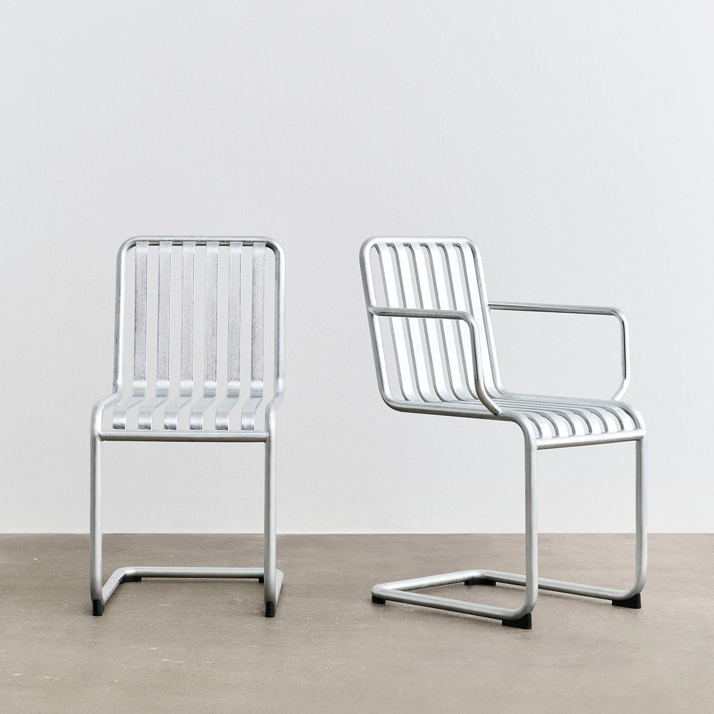 HAY Palissade Cantilever Armchair Galvanised