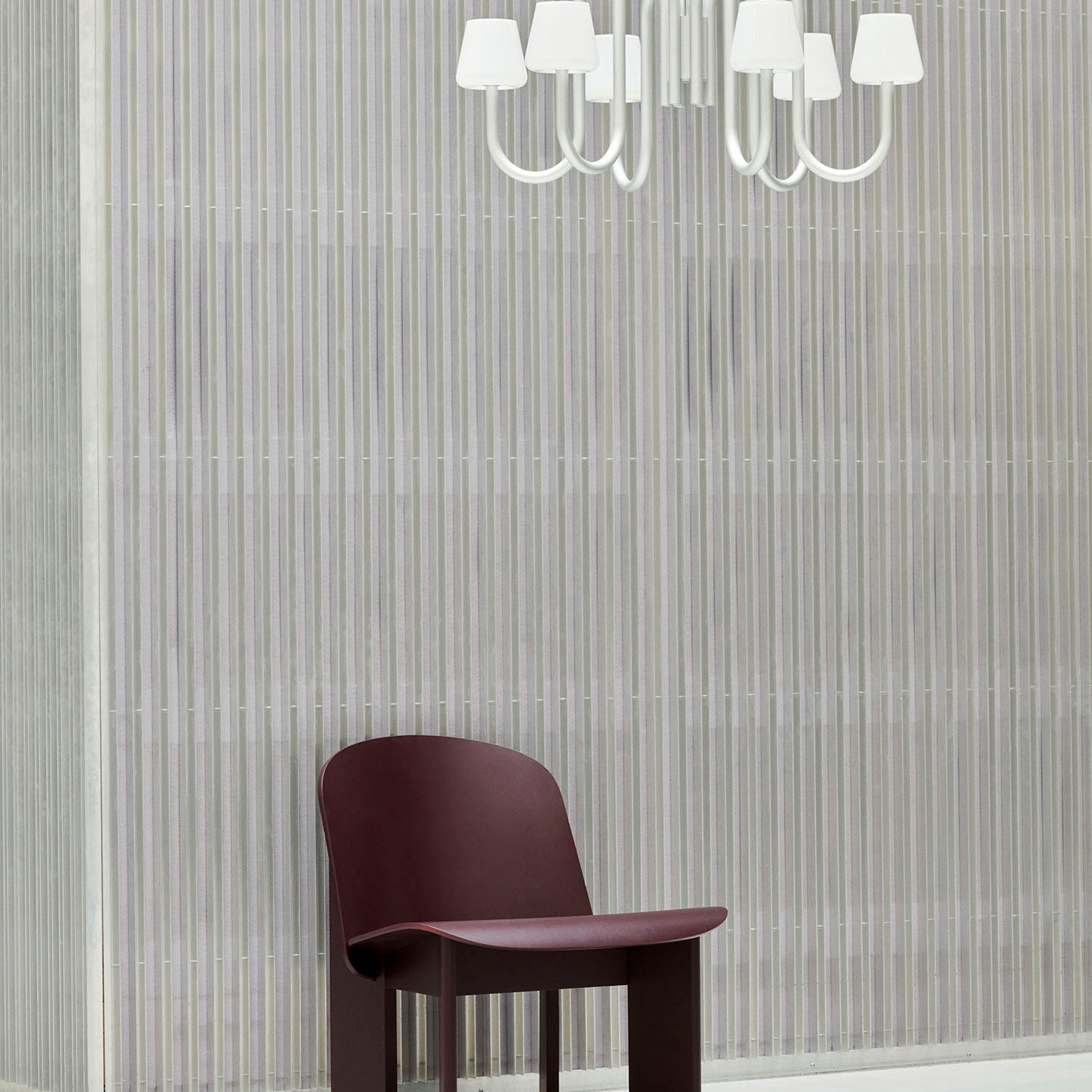 HAY Chisel Lounge Chair Dark Bordeaux