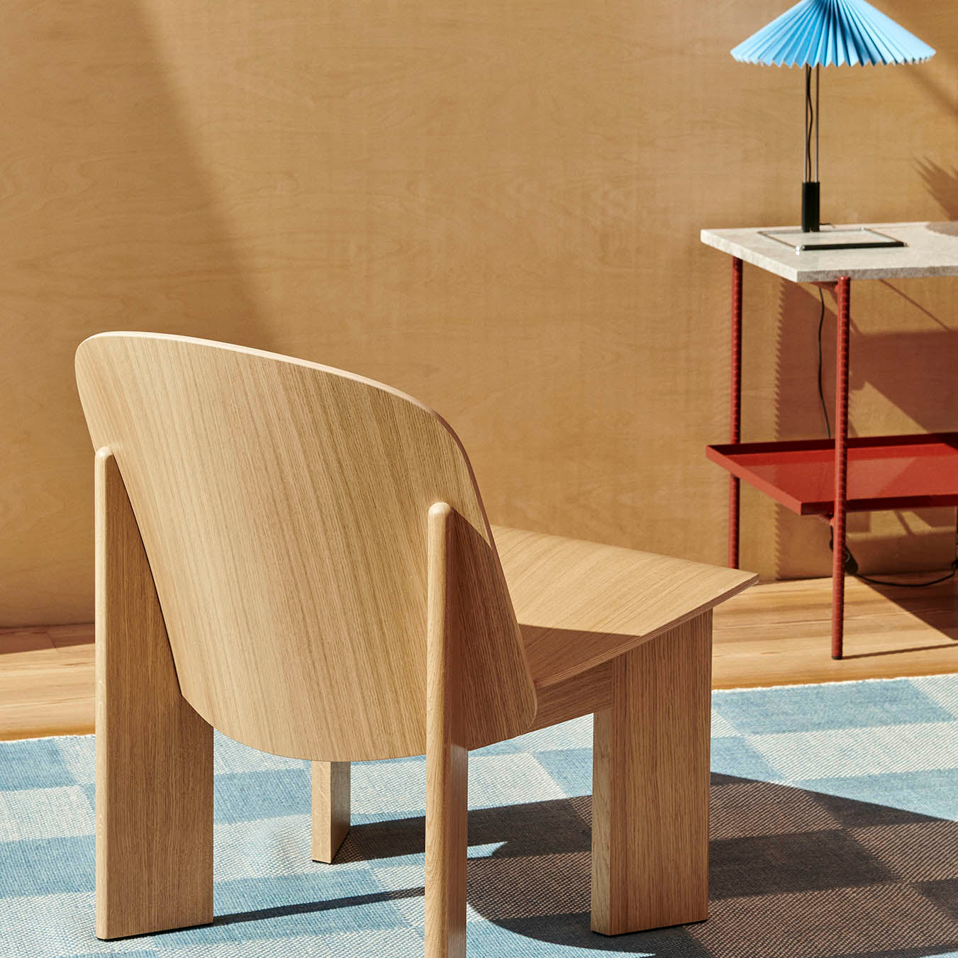 HAY Chisel Lounge Chair Lacquered Oak