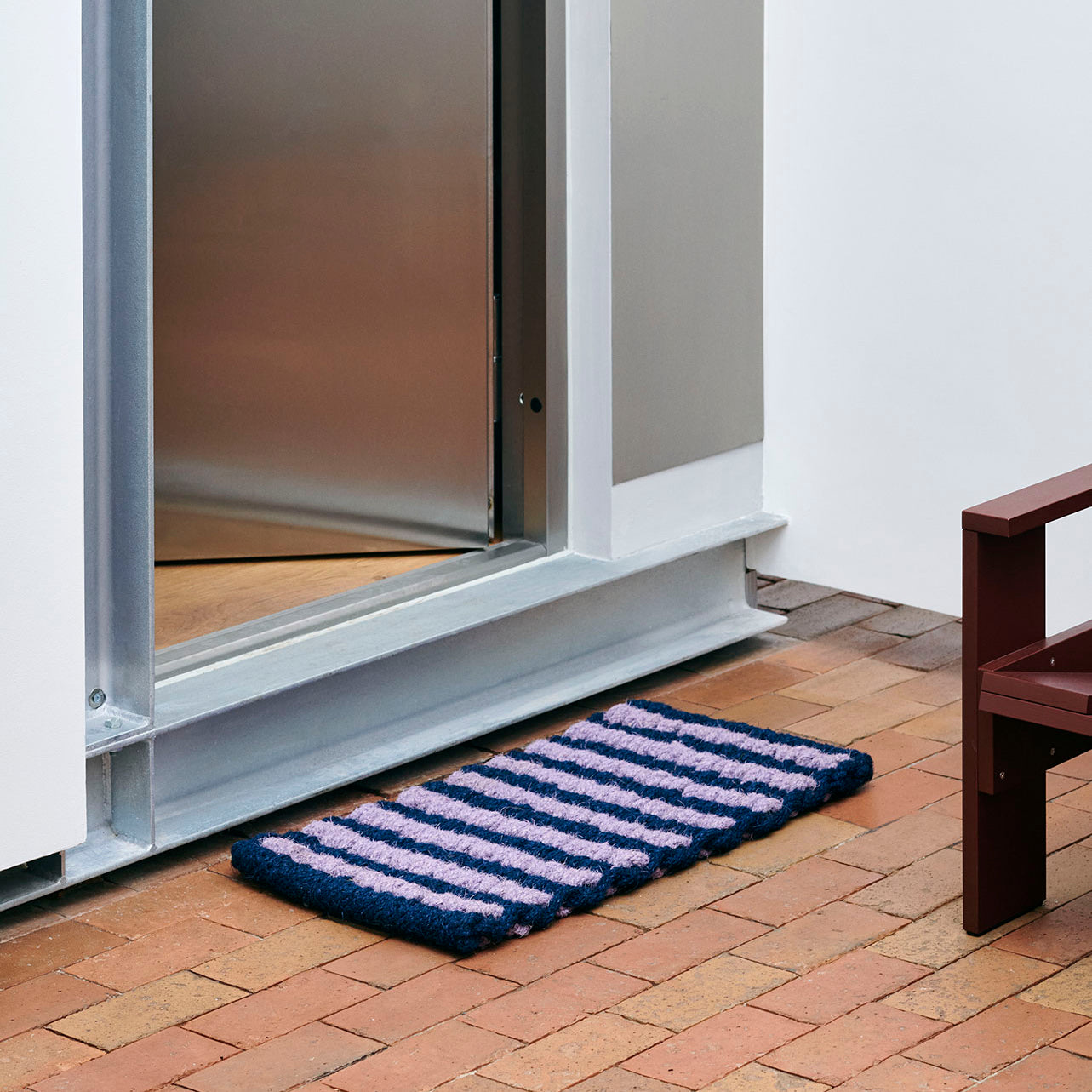 HAY Coco Doormat - Lavender and Navy