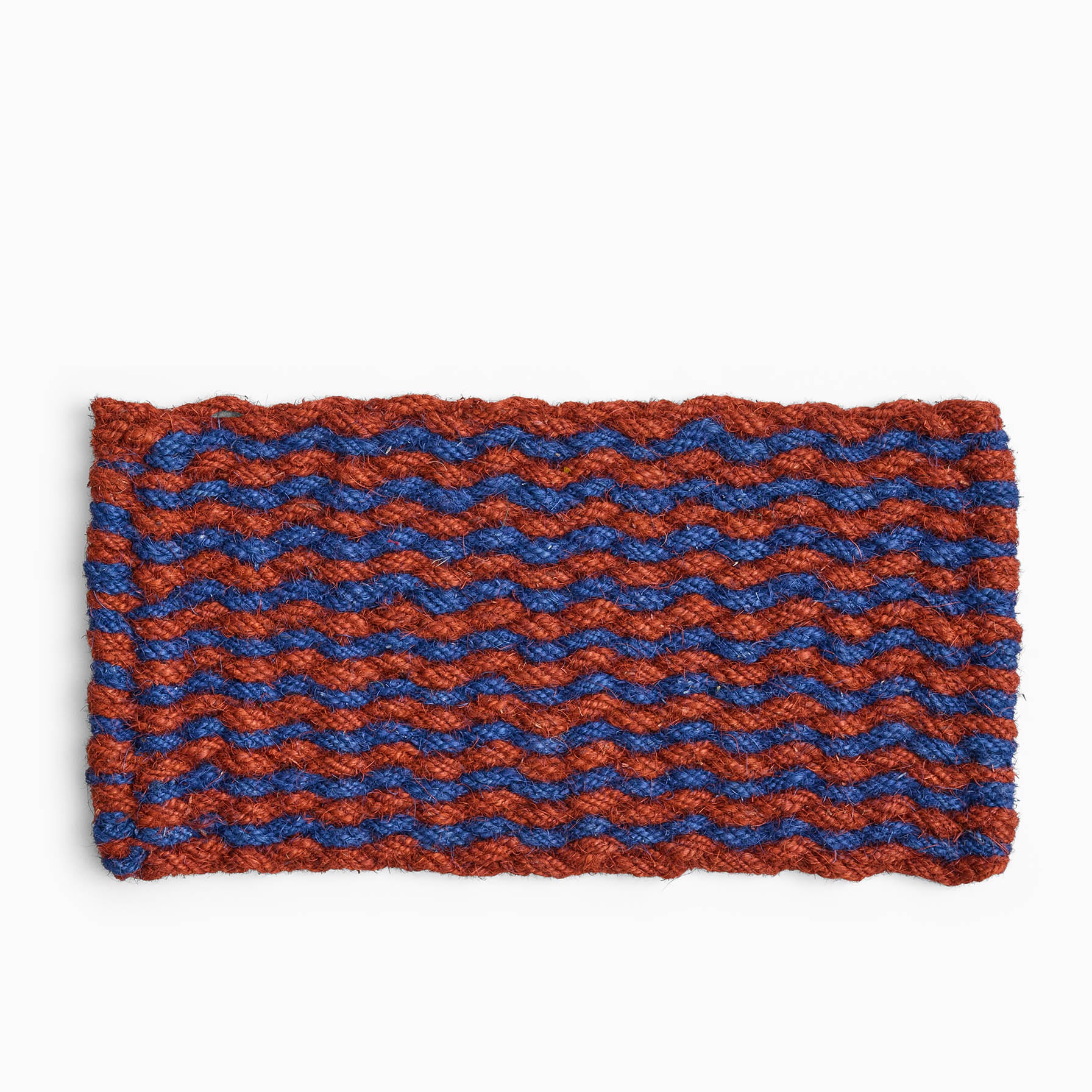 HAY Coco Doormat - Brown and Navy