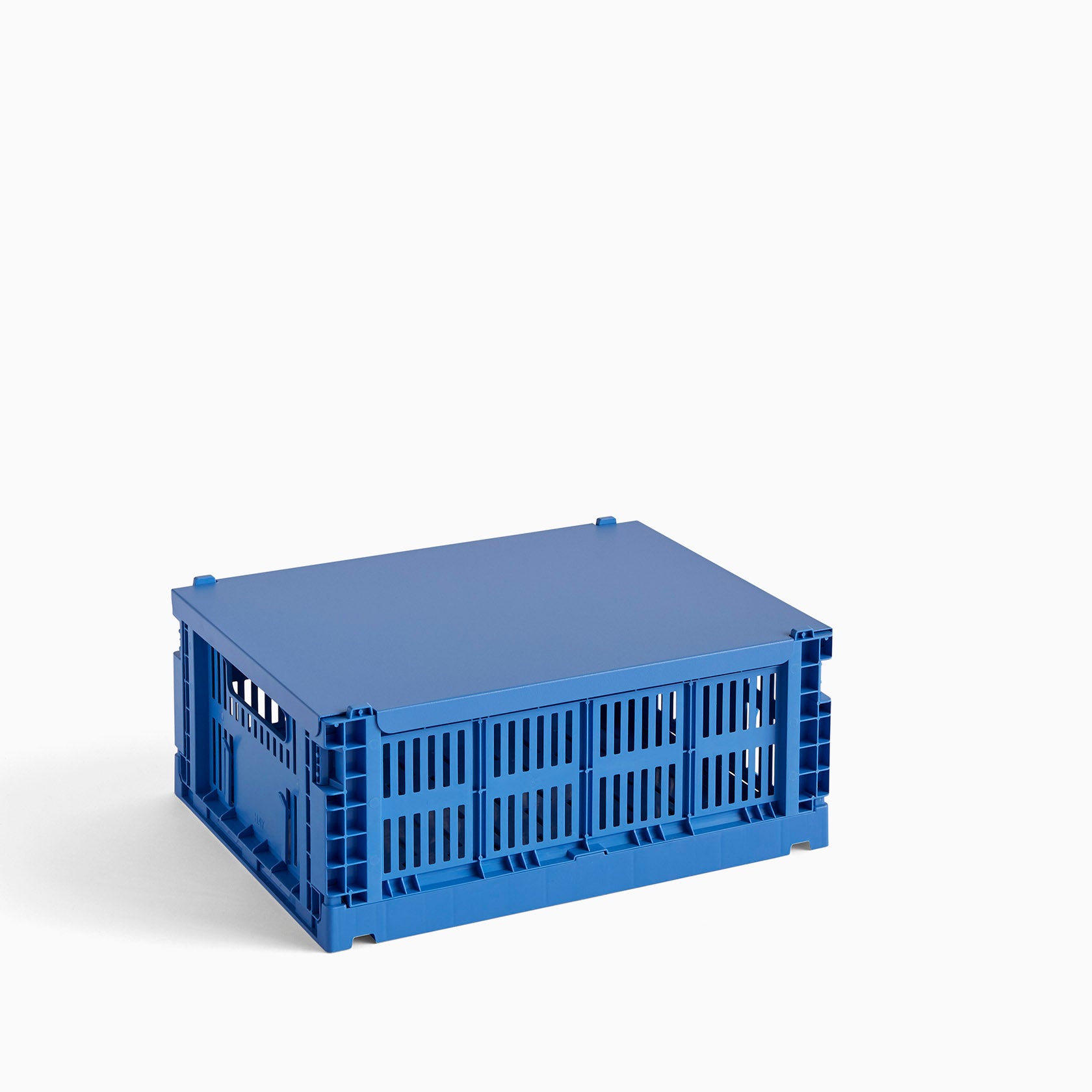 HAY Colour Crate Lid Medium Electric Blue