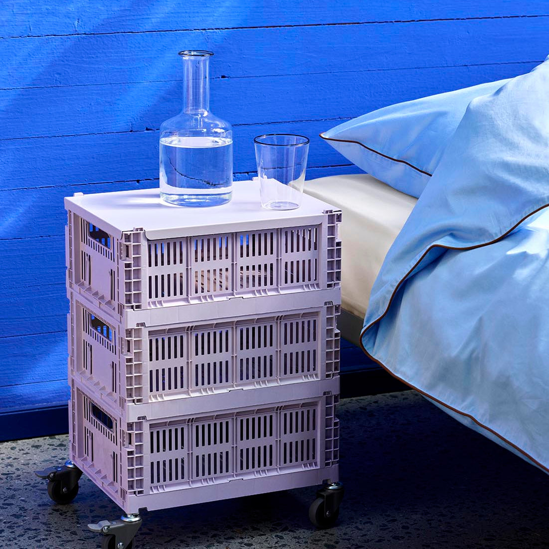 HAY Colour Crate Lid Medium Lavender