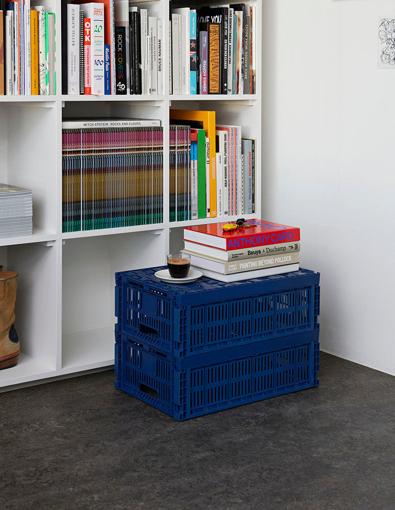 HAY Colour Crate Large V2 Dark Blue