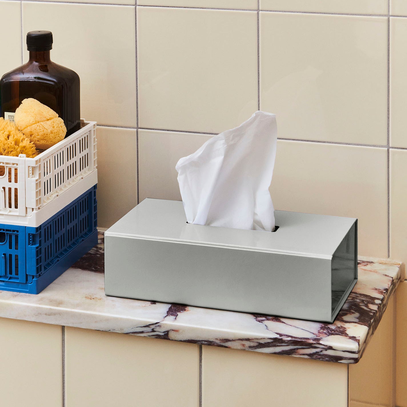 HAY Colour Storage Tissue Box - Grey