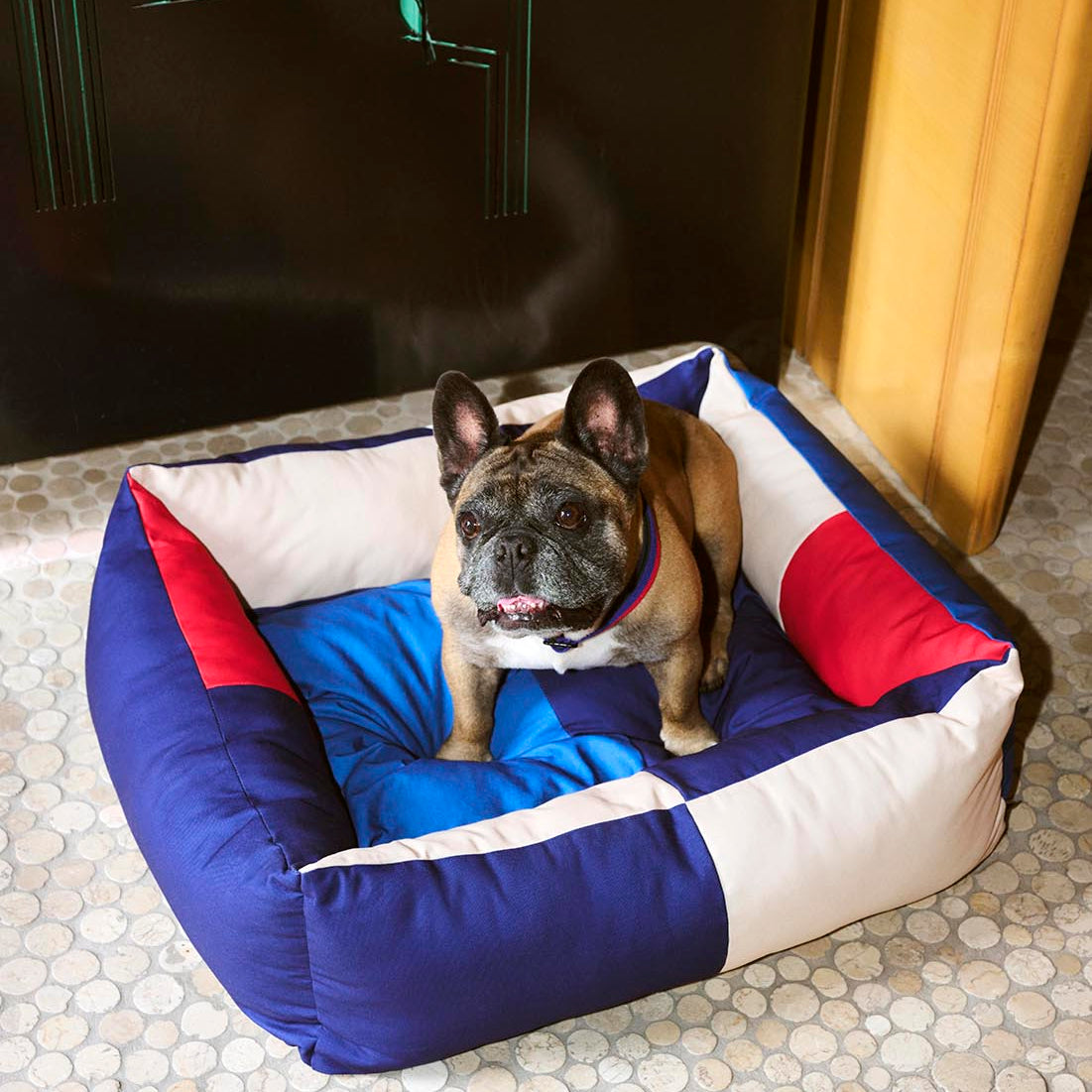 HAY Dog Bed Medium Red Blue