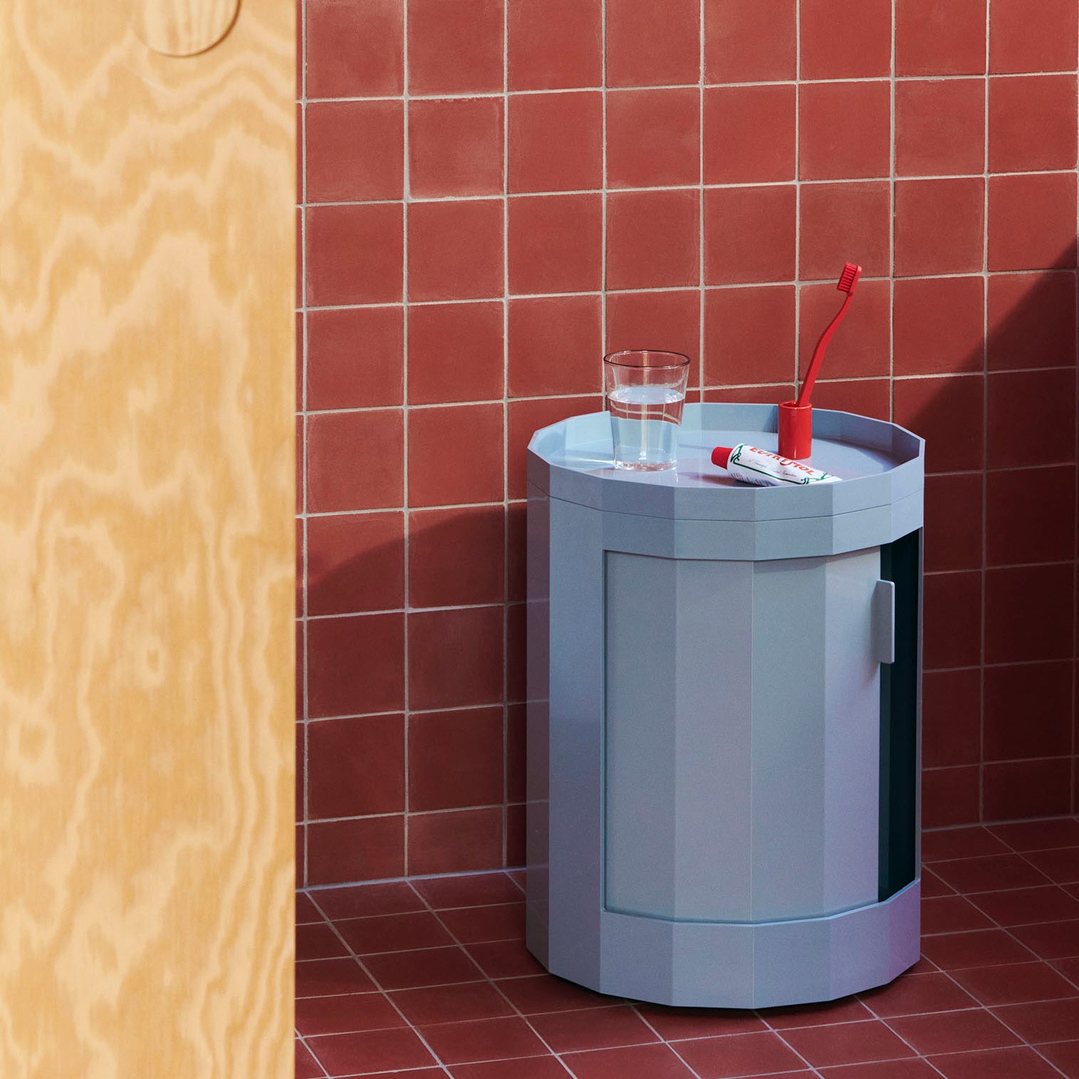 HAY Facet Cabinet Low - Misty Blue