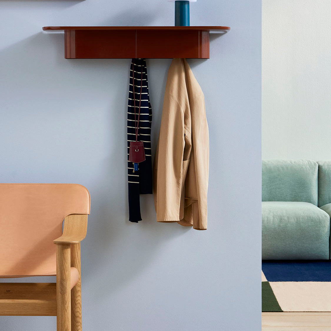 HAY Korpus Shelf Large Brick Red